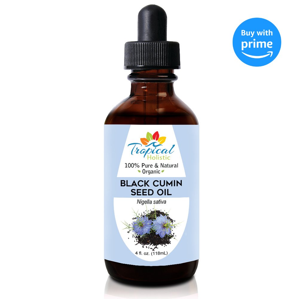 flower seed oil Pure Organic Black Seed Oil 4 oz -Tropical Holistic
