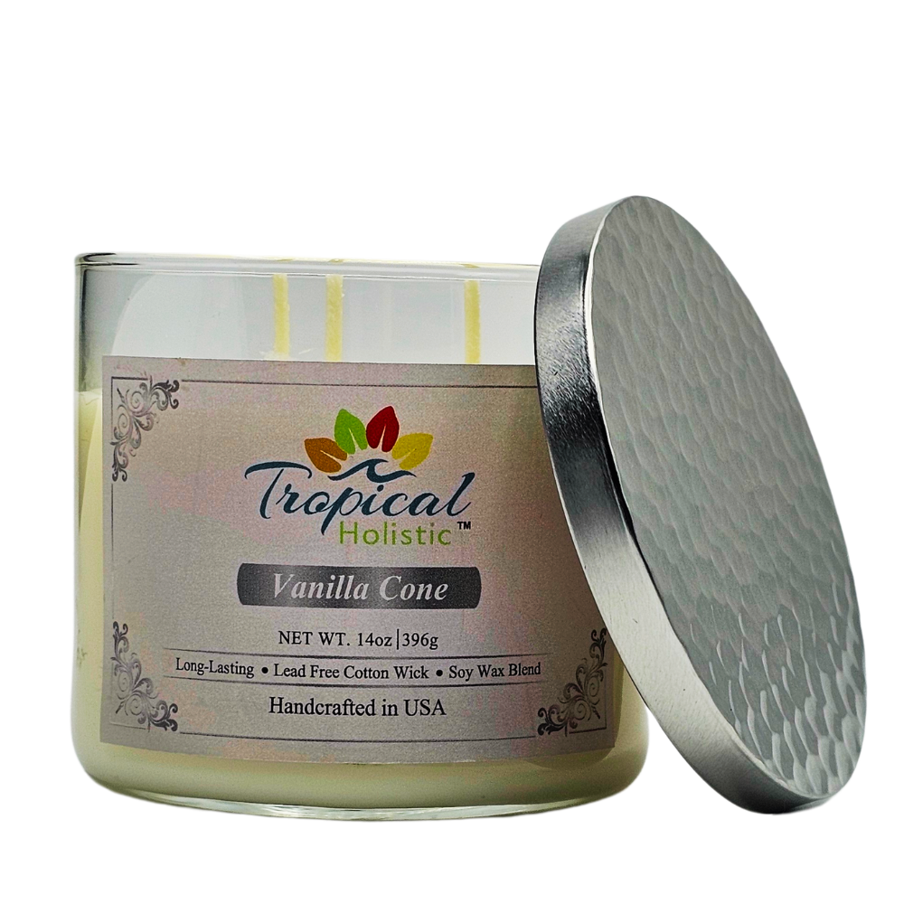 Vanilla Cone Scented Candle - 3 Wick | 14oz