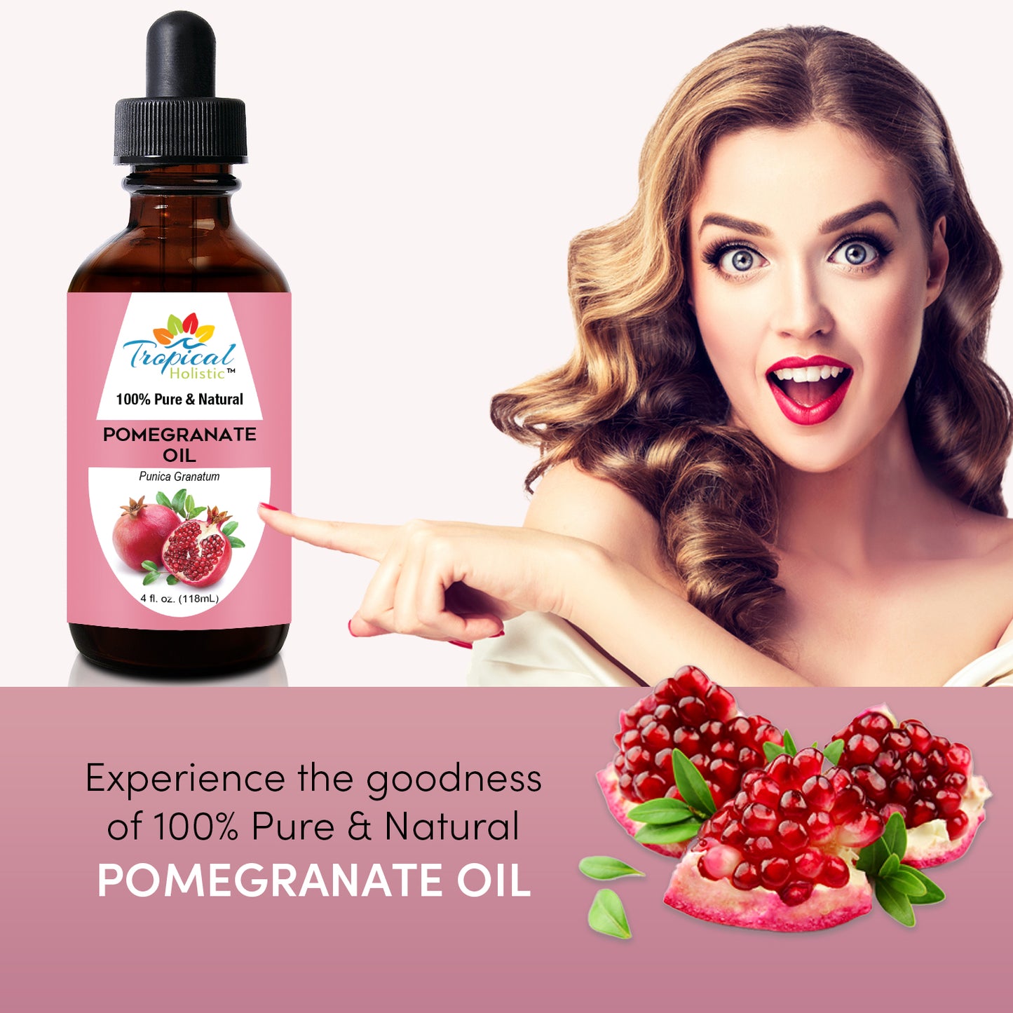 100% Pure Pomegranate Seed Oil 4 oz