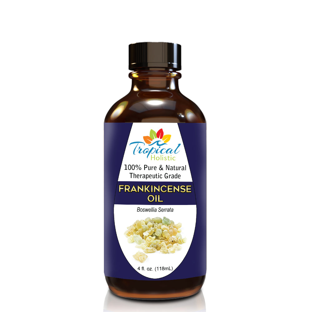 Frankincense Essential Oil 4 oz - 100% Pure & Natural Therapeutic Grade - Tropical-Holistic