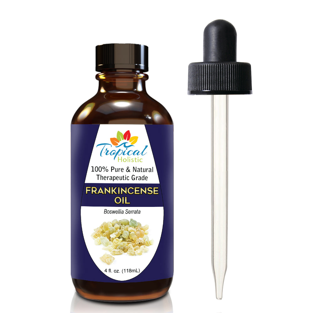 Frankincense Essential Oil 4 oz - 100% Pure & Natural Therapeutic Grade - Tropical-Holistic