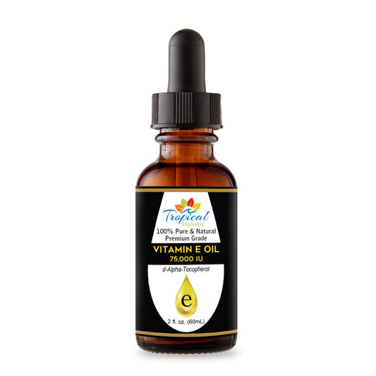Pure & Natural Vitamin E Oil 2 oz - 75,000IU- Tropical-Holistic