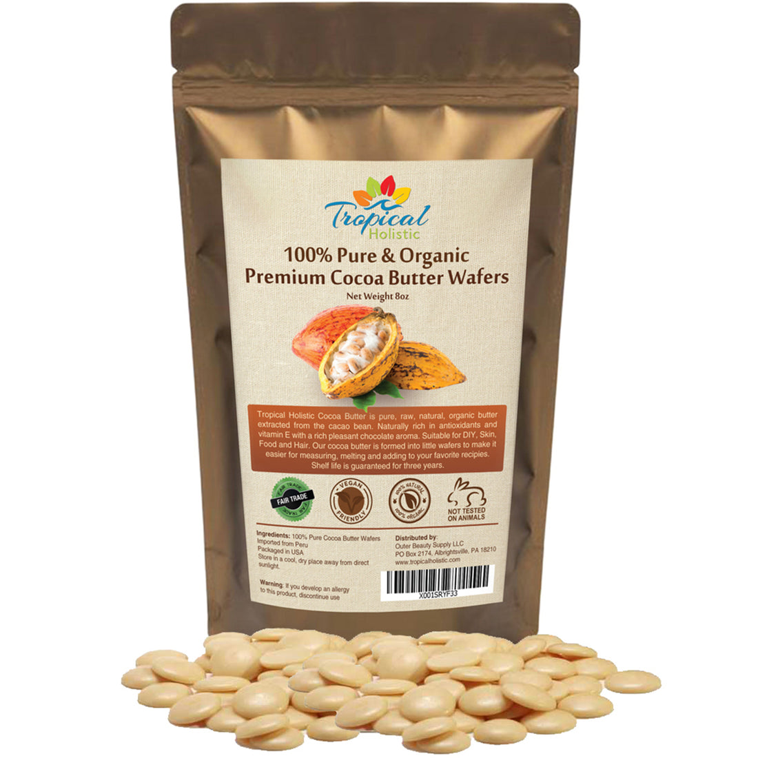 Cocoa Butter Wafers