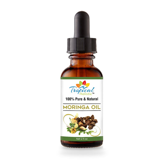 Moringa Oil for Face, Skin & Hair – Cold Pressed, 2 oz