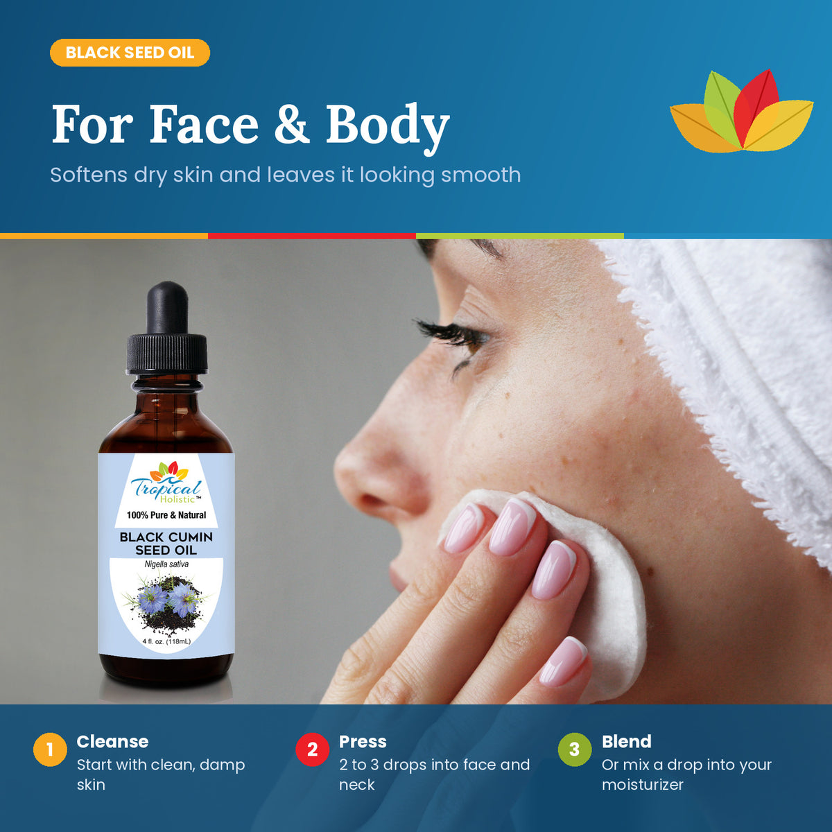 Black Seed Oil for Hair and Skin – Cold Pressed & Unrefined, 4 oz