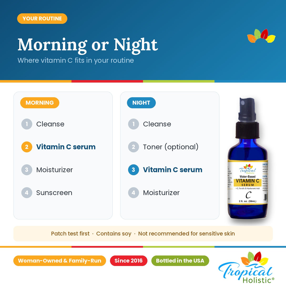 Vitamin C Serum for Face with Hyaluronic Acid & Vitamin E, 2 fl oz