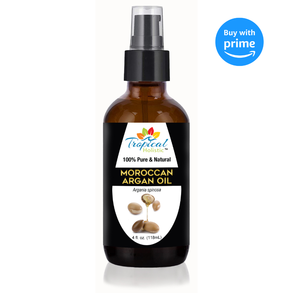 100% Pure Moroccan Argan Oil 4 oz - Organic & Unrefined