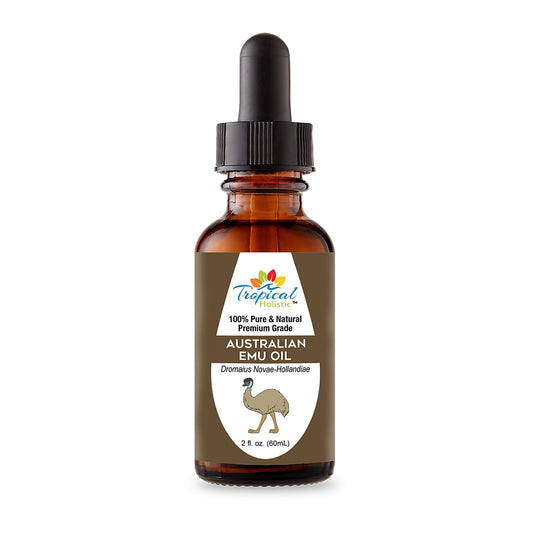 Pure 100% Australian 6X Refined Premium Emu Oil 2 oz