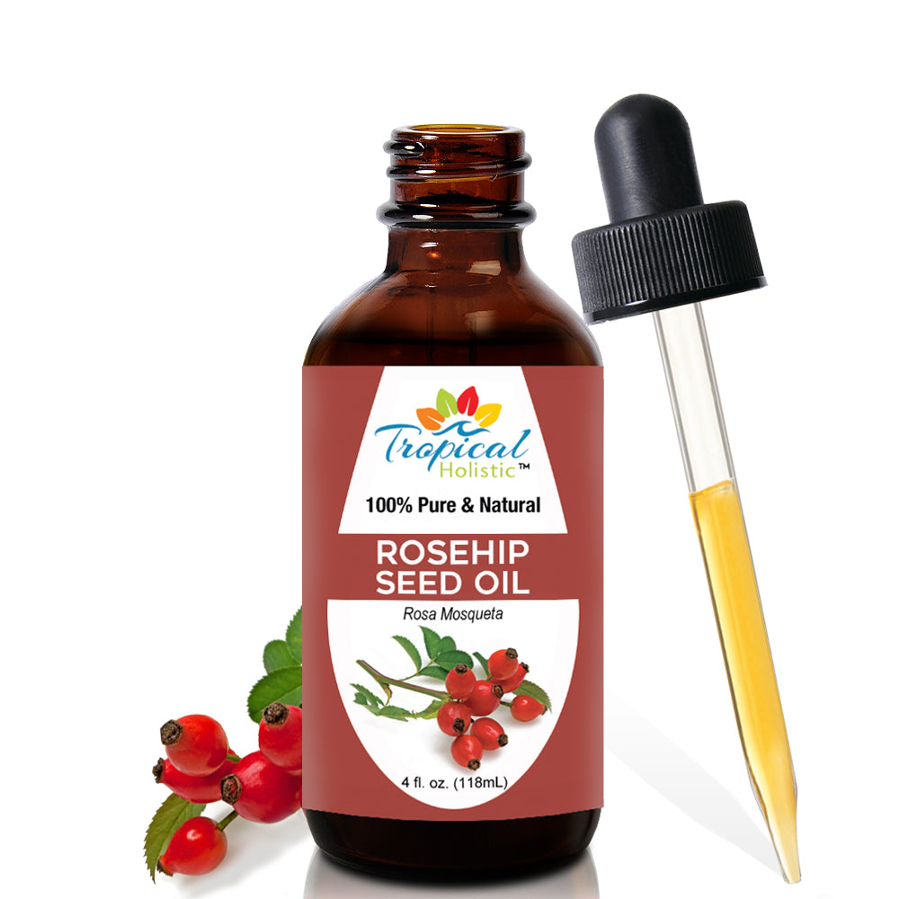 100% Pure Rosehip Oil 4 oz - Organic & Virgin