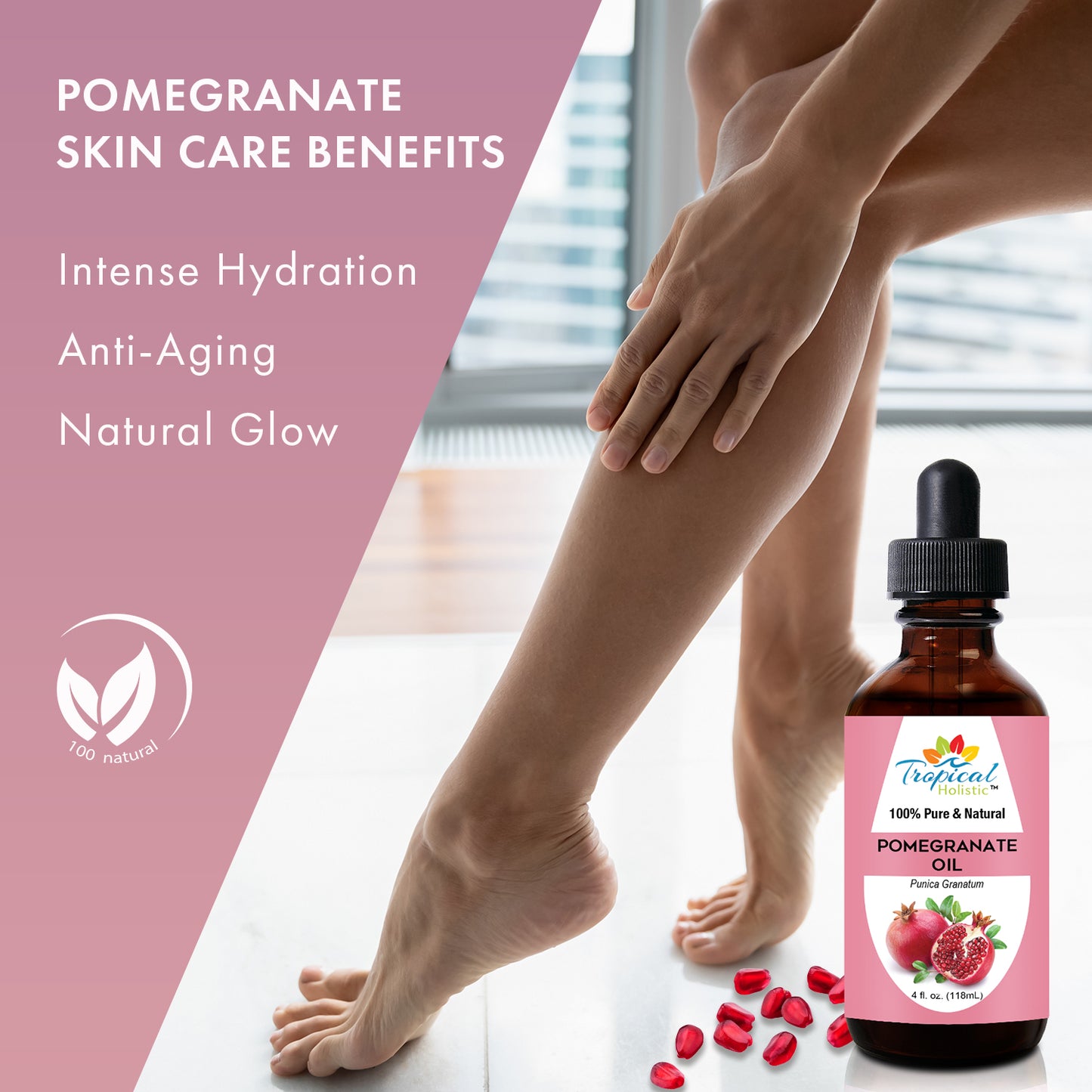 100% Pure Pomegranate Seed Oil 4 oz