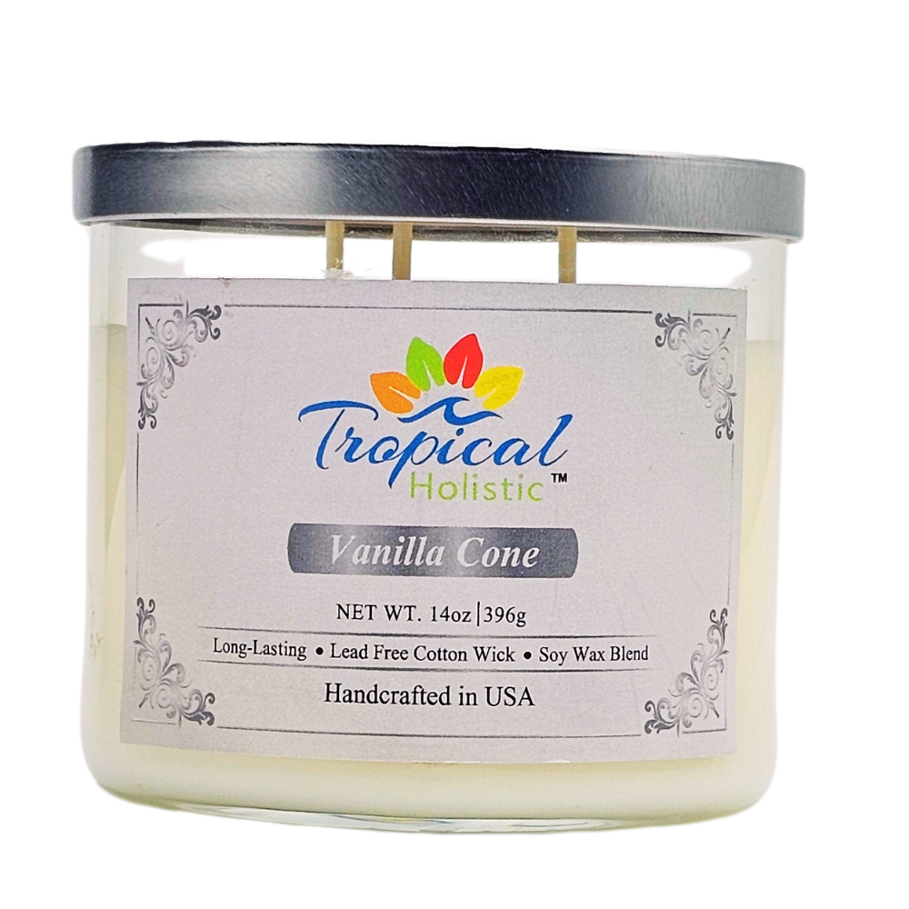 Vanilla Cone Scented Candle - 3 Wick | 14oz