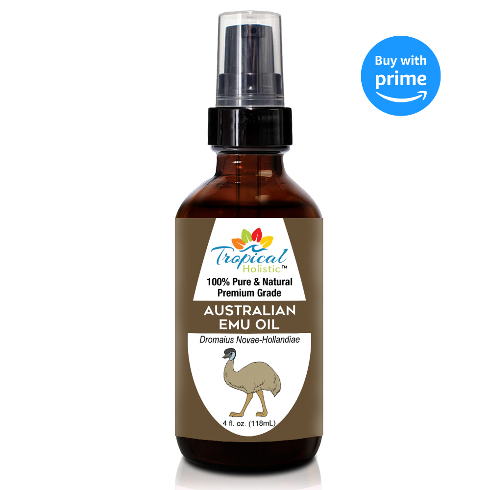Pure 100% Australian 6X Refined Premium Emu Oil 4 oz