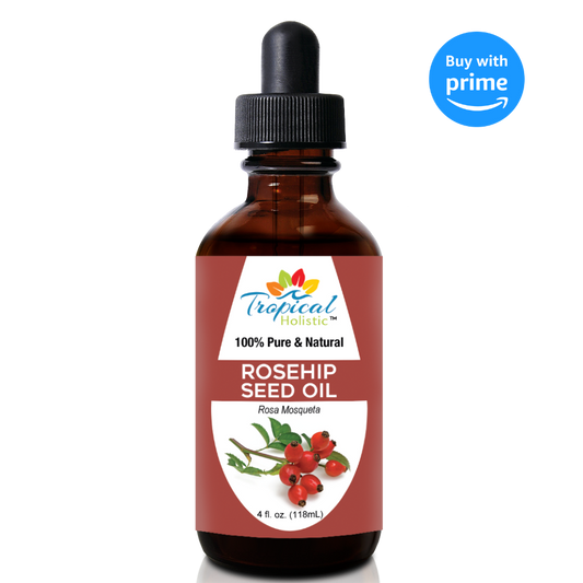 100% Pure Rosehip Oil 4 oz - Organic & Virgin