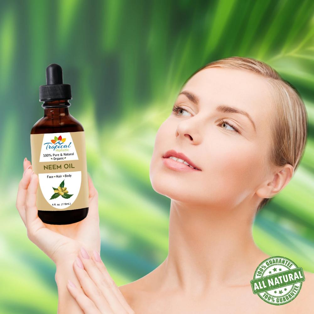 100% Pure Organic Neem Oil 4oz- Tropical-Holistic