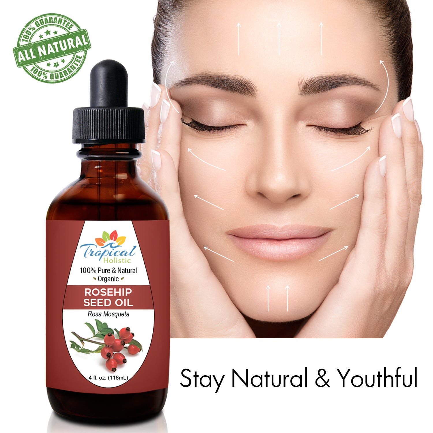 pure rose hip seed oil Buy 100% Pure Rosehip Oil 4 oz - Organic & Virgin
