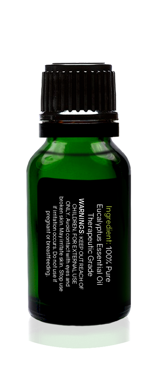 Eucalyptus Globulus Organic Essential Oil 15ml (1/2 oz) -100% Pure & Undiluted- Tropical-Holistic