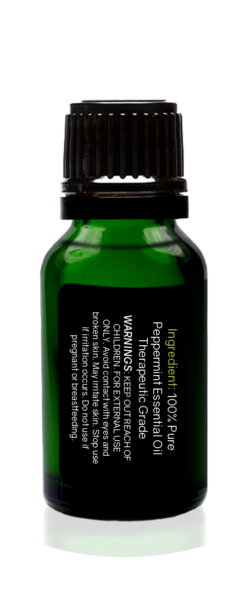 Peppermint Organic Essential Oil 15ml (1/2 oz) -100% Pure & Undiluted - Tropical-Holistic