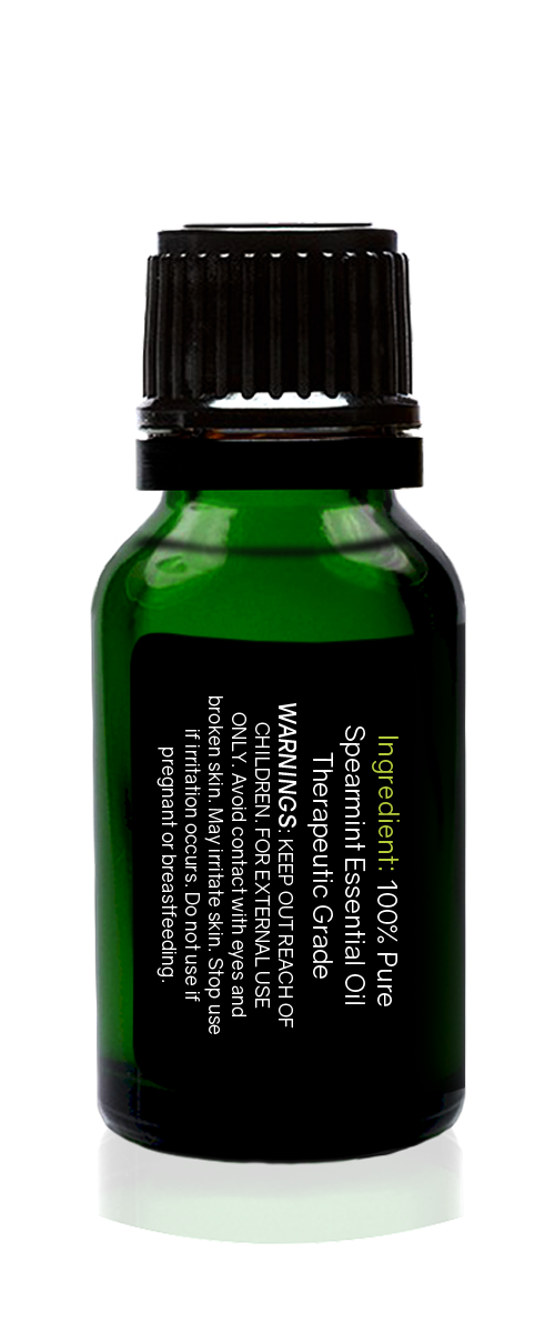 Spearmint Organic Essential Oil 15ml (1/2 oz) -100% Pure & Undiluted - Tropical-Holistic