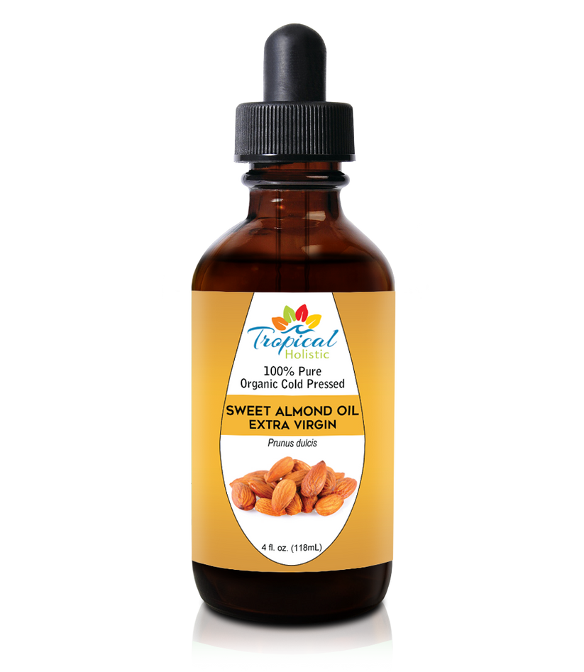 Organic Sweet Almond Oil 4 oz Tropical Holistic