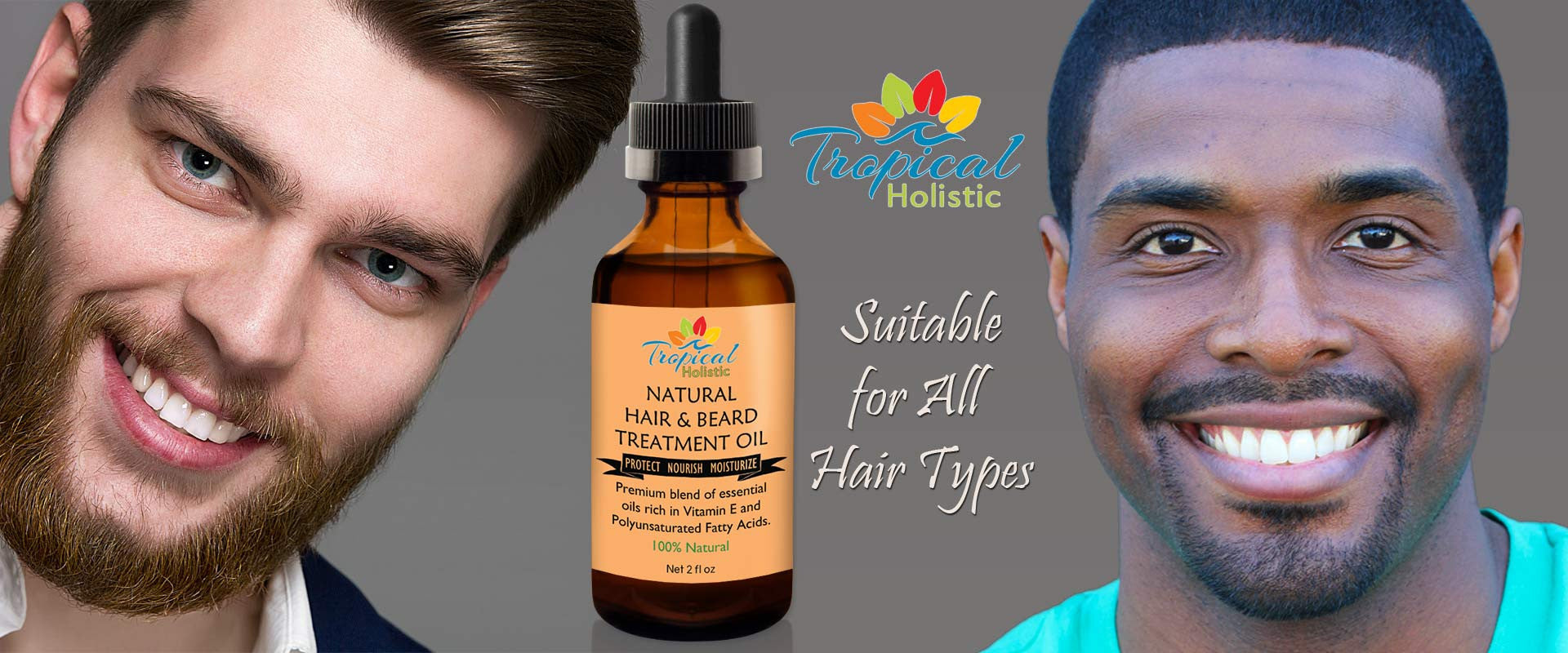 Natural Beard Oil for Men with Peppermint