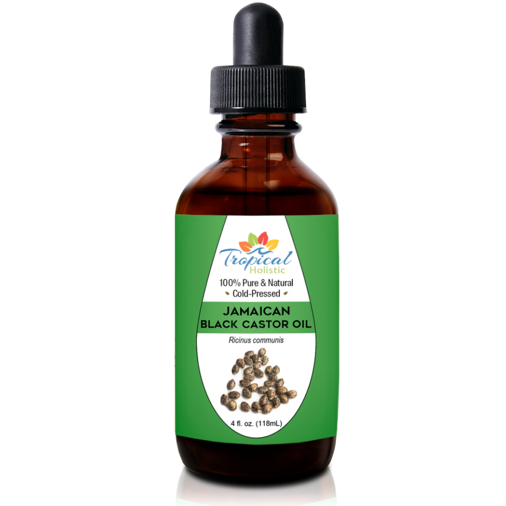 100% Virgin Jamaican Black Castor Oil 4 oz - Tropical-Holistic