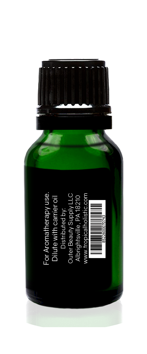 Bergamot Organic Essential Oil 15ml (1/2 oz), 100% Pure Therapeutic Grade Aromatherapy - Tropical-Holistic