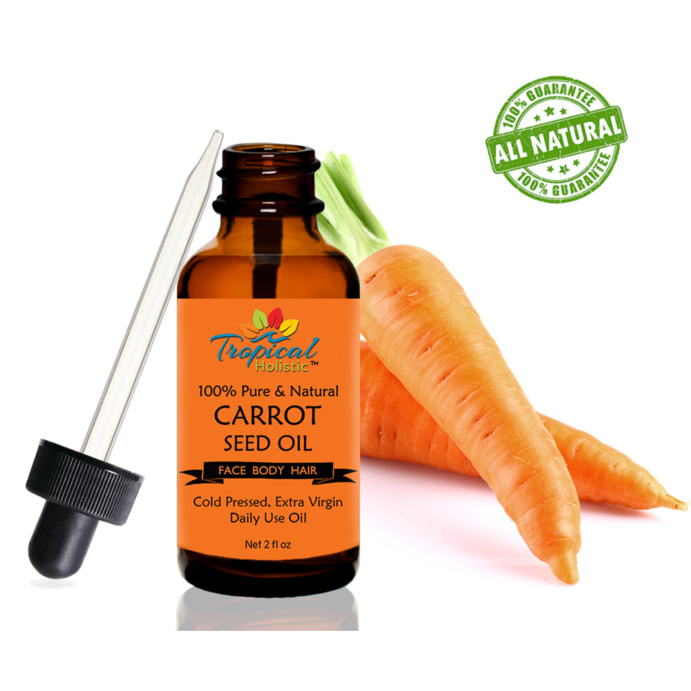 H&B Oils Center Organic Cold Pressed Carrot Seed Carrier Oil - 100% Pure (2 Oz To 7 Lb)