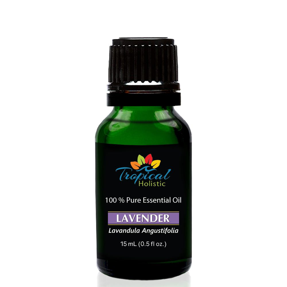Lavender Organic Essential Oil 15ml (1/2 oz) -100% Pure & Undiluted- Tropical-Holistic