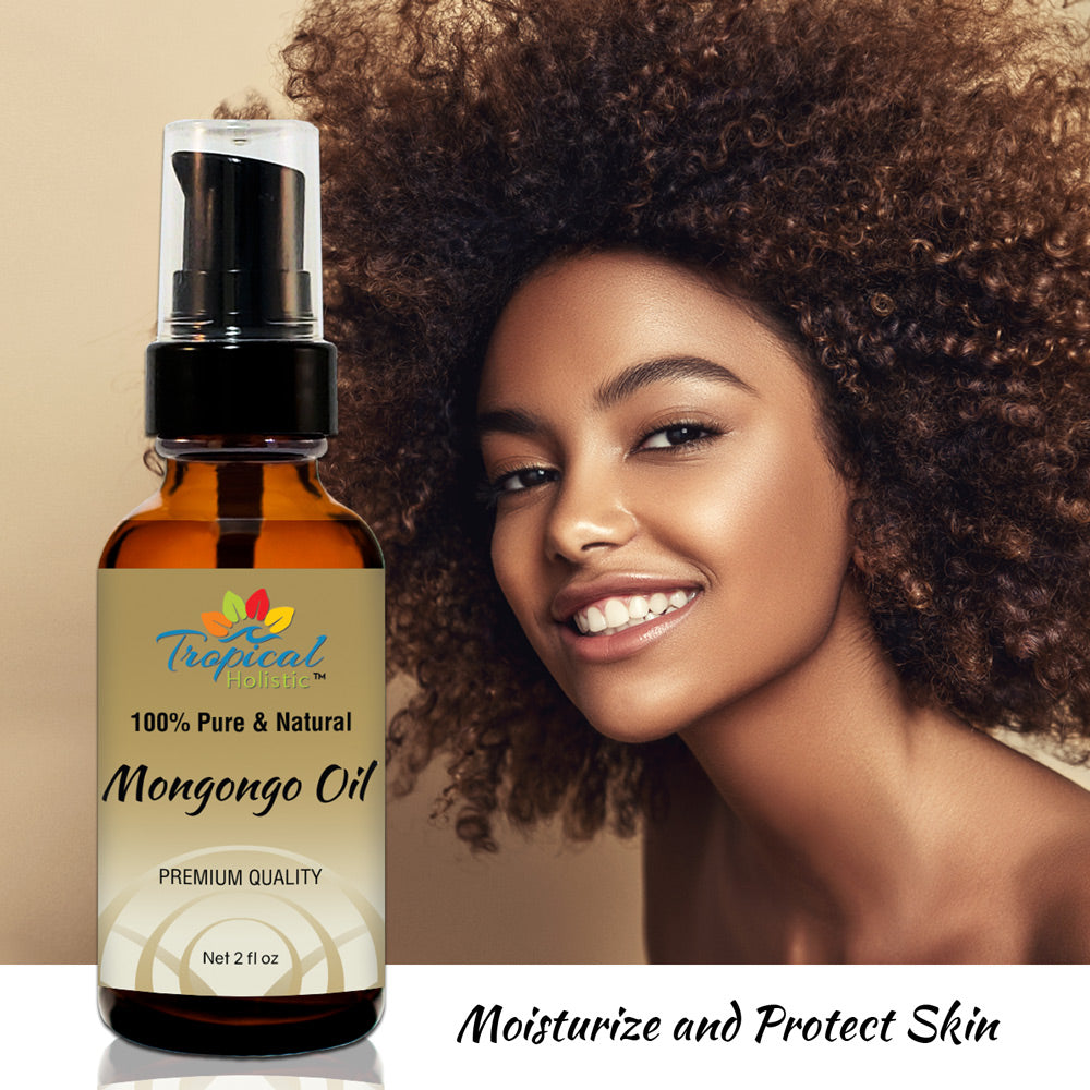 Organic Mongongo Oil 2fl oz - Pure and Natural Face Oil for Skin Care