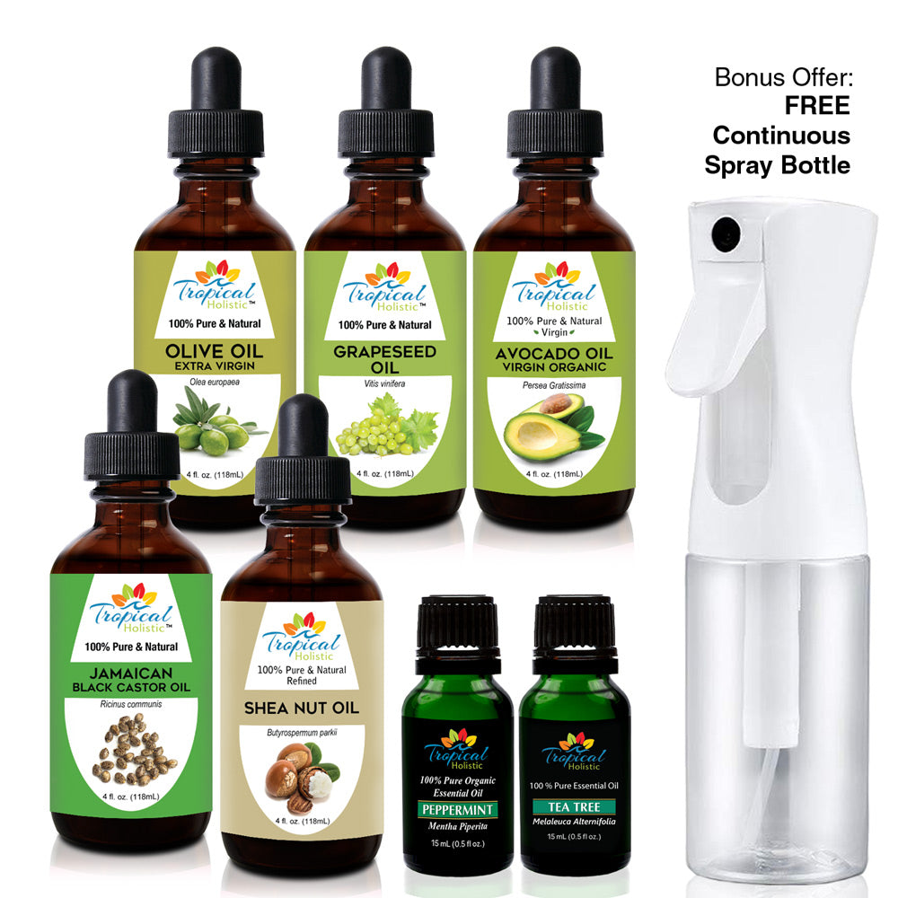 Naturalista Natural Oil Bundle + Free Spray Bottle
