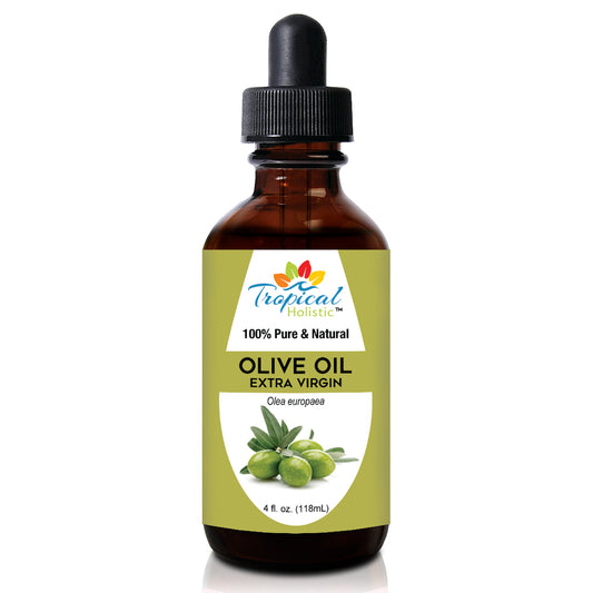 Extra Virgin Olive Oil 4 oz - Organic, Cold Pressed & Unrefined - Tropical-Holistic