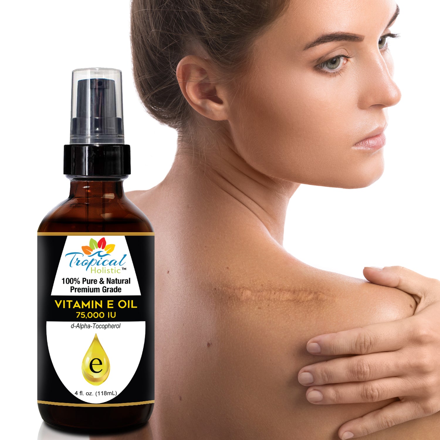 100% Pure Vitamin E Oil 4 oz - 75,000IU 100% Pure Vitamin E Oil 4 oz - 75,000IU