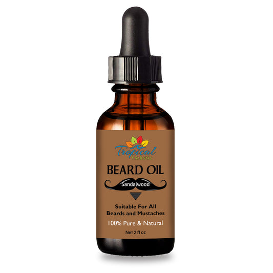Sandalwood Beard Oil 2oz - Tropical-Holistic