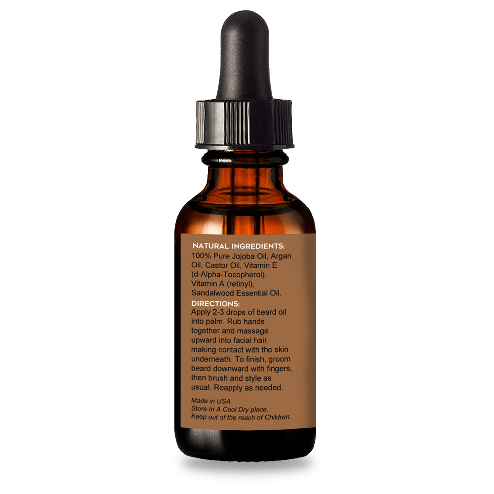 Sandalwood Beard Oil 2oz - Tropical-Holistic