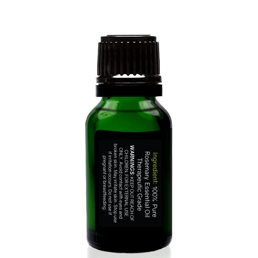 Organic Rosemary Essential Oil 15ml (1/2 oz), 100% Pure Therapeutic Grade - Tropical-Holistic